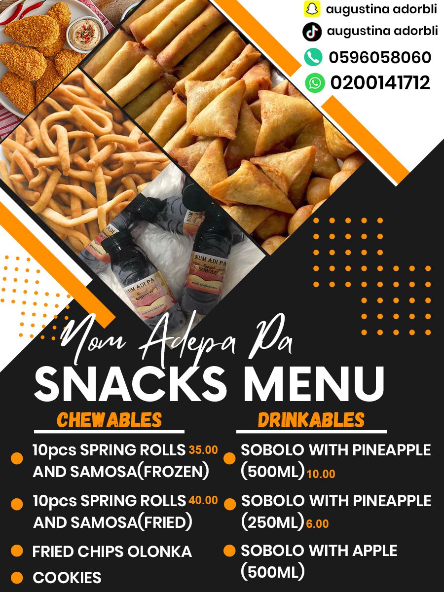 Num Adepa Snacks Flyer